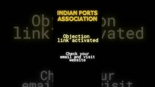 IPA questions objection link activated...Telegram" indian ports association group by mechadroit"