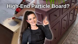 PARTICLE BOARD Dresser Makeover/ REDESIGN Particle￼ Board Furniture ￼