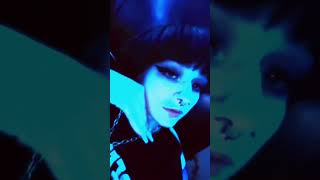 E-girl vibes: edgy makeup and neon lighting#egirl #neonlights #edgymakeup #alternative