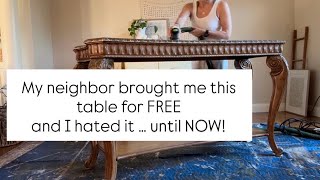 I got this for FREE, but hated it … until I PAINTED it! 🙌🏻😳😮