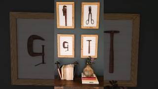 using Vintage Tools as Wall Art. #diy #upcycling #vintagetools #flippingfurniture