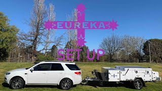 2021 Goldfields Campers Eureka main tent set up & down