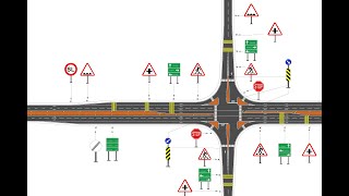Road Safety || Four Lane Junction || Intersection