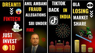Business news : Dream11 new app, UBER CEO on  Rapido vs Ola, Anil Ambani case, Tiktok & ChatGPT ...