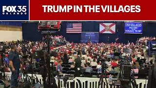 President Trump speaks in the Villages
