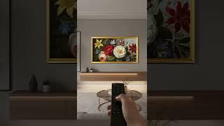 TV ART SCREENSAVER 4K GOLD FRAME VINTAGE FLOWERS WALL ART FOR TV 2 #vintagestyle #tvart #flowers