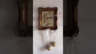Winter white continues with strips of antique sheets as ribbons…#frenchcountryside #minimalism
