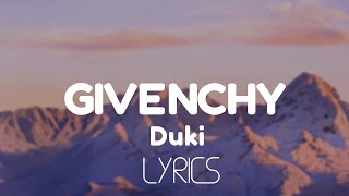 Duki - Givenchy (Lyrics)