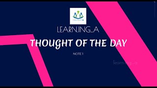 THOUGHT OF THE DAY #education #kerala #kozhikode #onlinetuitionclasses #school #quotes #thoughts