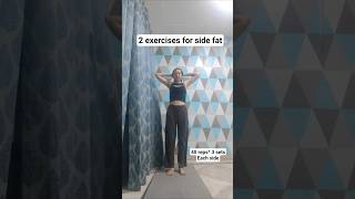 Exercise to reduce side fat!  #sidefat #bellyfat #yogaathome #weightloss