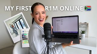 how I made my first million rand online from South Africa