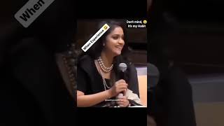 Keerthy Suresh romantic expression on experience #keerthysuresh #keerthysureshworld