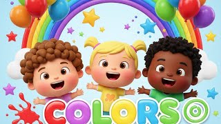 Nursery rhymes songs🎨 Colors All Around Song 🌈 | Learn Colors for Kids | 