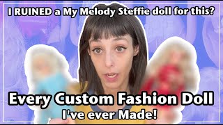 Every Custom Fashion Doll I Ever Made!