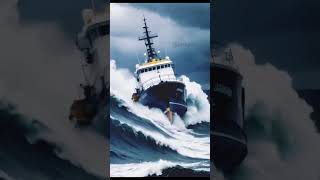 wave🌊 v/s Ships🛳️             #reelsinstagram #titanic #ship #iceberg #jacksparrow