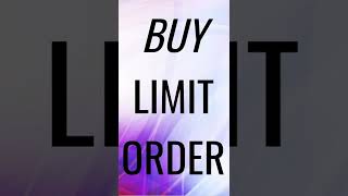#Shorts #forextradingforbeginners #forextutorial  #buylimitorder #metatrader5 #metatrader