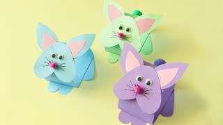 Easy Paper Bunny / Easter Paper Craft for Kids