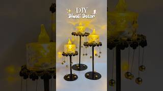 DIY Diya 🪔 Stand For Diwali ✨| Diwali Decor Idea ♥️ #diyaholder #diyastand #diwalicraft #diwali