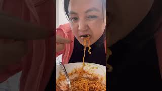 Spicy Ramen Noodles Nepali Mukbang||...