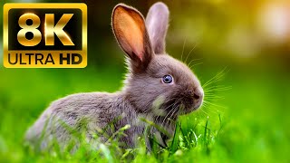 世界中の動物-8K（60fpps）ウルトラHD-自然音（カラフルにダイナミック）