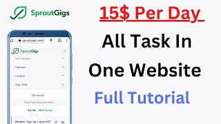 Make Money Online // sproutgigs how to work // sprout gigs review // microtask jobs online