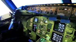 A few 757 cockpit scenes