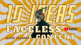 10 Faceless Content Ideas! (for beginners) // Aesth YT