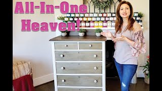 How-to: All-In-One-Heaven - The New Ultratique with Wood'n Stain over a Dresser.