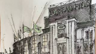 Drawing Time-lapse: Green Bay's Stadium