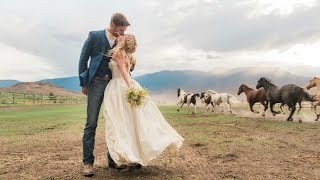 A Rustic Ranch Wedding with an Alternative Bohemian Ceremony I Boho Vintage DIY Inspiration