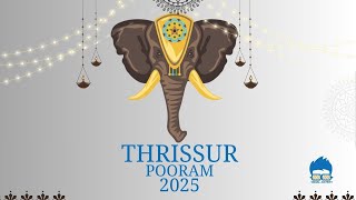 Thrissur Pooram 2025 Melam at Vadakumnathan Temple