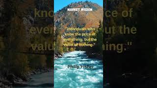 Unlocking Market Wisdom with Philip Fisher 📈💡#StockMarketInsights" #PhilipFisherQuotes #marketwisdom