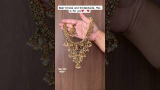 NM 597-900/-. niranjanam 8667257347. #jewellery #necklace #imitationjewellery #trending