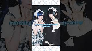 Matching with my Idol Oshi🩵 #推し活 #量産型 #地雷系 #らぶしっく #ryousangata #jiraikei
