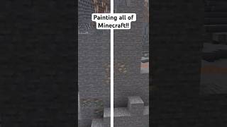 Painting the IRON ORE in Minecraft!