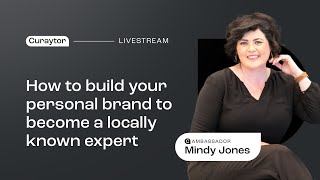 How to build your personal brand to become a locally known expert - Livestream