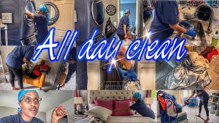 NEW✨Getting my home CLEAN while EXHAUSTED | all day clean with me | All I’m saying is this…