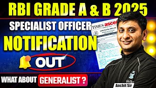 RBI Grade B & A 2025 Notification | RBI Officer Vacancy & Recruitment 2025 | RBI Official Exam Date