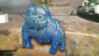 Mold carved by hand of Mr Miagi
