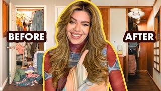 my EXTREME small closet makeover