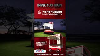 Food Cart For Phuchka, Panipuri, Fulki, GolGappa (6x3') | By @invictusiron #foodcart #panipuri
