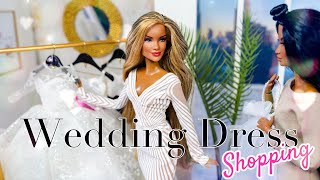 Let’s Try on Wedding Dresses From Amazon and Barbie