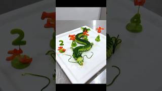 snack vegetable art painting,vegetable snack desinge decoration of salad #shorts #youtube #salad