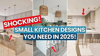 2025 Modern Kitchen Ideas for Small Apartments Space Saving & Stylish Designs| Latest kitchen design