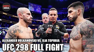UFCフルファイト：アレクサンダー・ヴォルカノフスキー vs. イリア・トプリア [UFC 298 – 2024年2月17日] | ESPN MMA