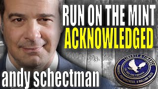 US MINT REPORTS GLOBAL SILVER SHORTAGE | Andy Schectman