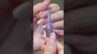 This Blue Gem Bracelet Is a Showstopper 💎💙 #braceletlover  #bluegemstones  #jewelrygoals