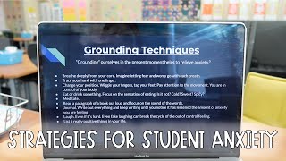 Strategies for Addressing Student Anxiety: Advancement Courses Review