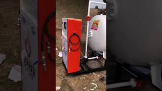 1.5 TON TANK WITH 1HP PUMP ALSO WITH SINGLE AUTO DISPENSER #pumpstation #tankinstallation #tankpump