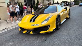 MONACO BEST SUMMER MILLIONAIRE SHOWING SUPERCARS  #monaco #supercars #billionaires